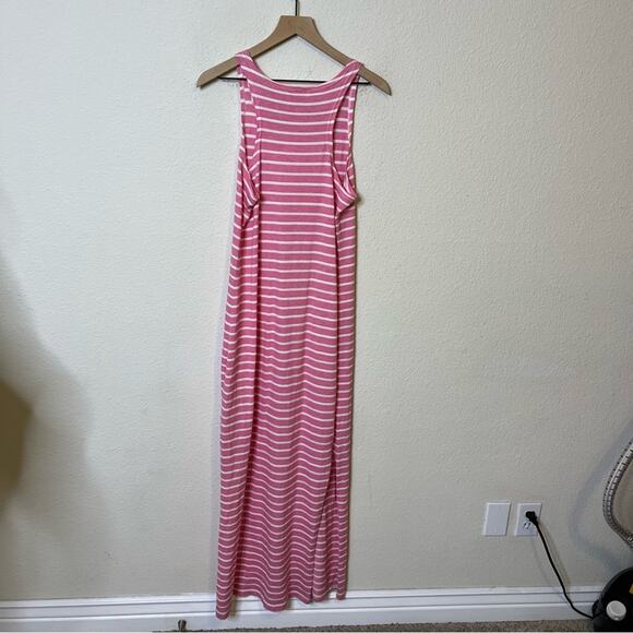 Sail To Sable Pink Stripe Maxi Tank Dress Womens Size M - Picture 5 of 6